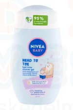 NIVEA BABY Bed Time Head to Toe Babafürdető 200 ml Kép
