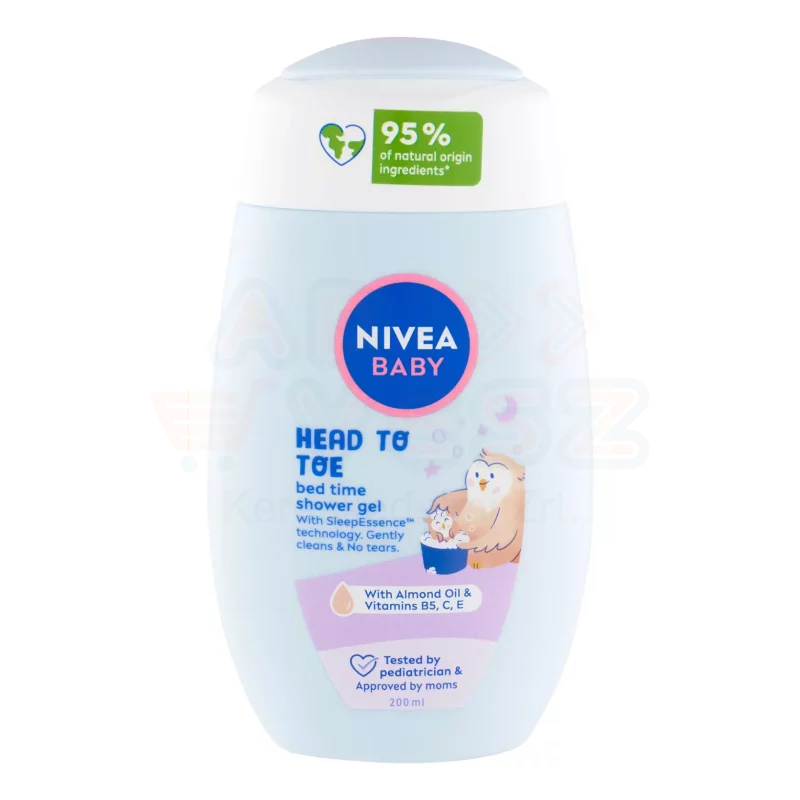 NIVEA BABY Bed Time Head to Toe Babafürdető 200 ml Kép