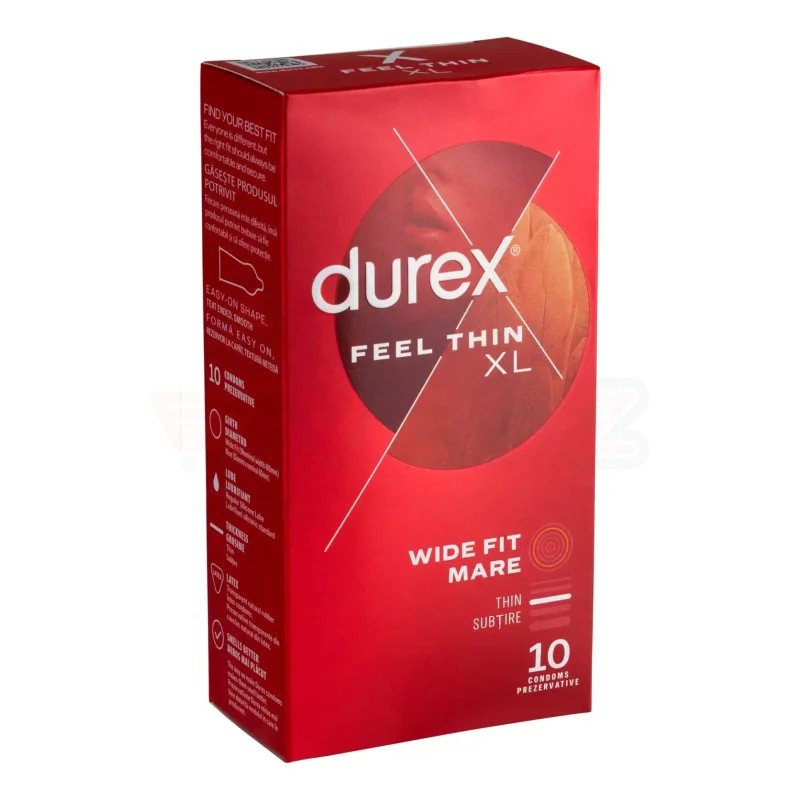 DUREX Óvszer Feel Thin XL 10 db Kép