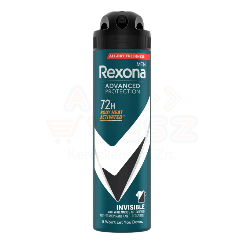 REXONA férfi deo 150 ml Advanced Protection Invisible Black&White Kép