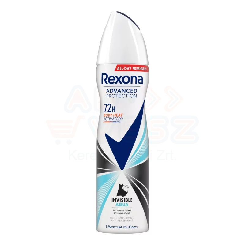 REXONA deo 150 ml Advanced Protection Invisible Aqua Kép