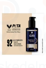 Gliss éjszakai hajpakolás 100 ml Sérült és száraz hajra 3 Kép