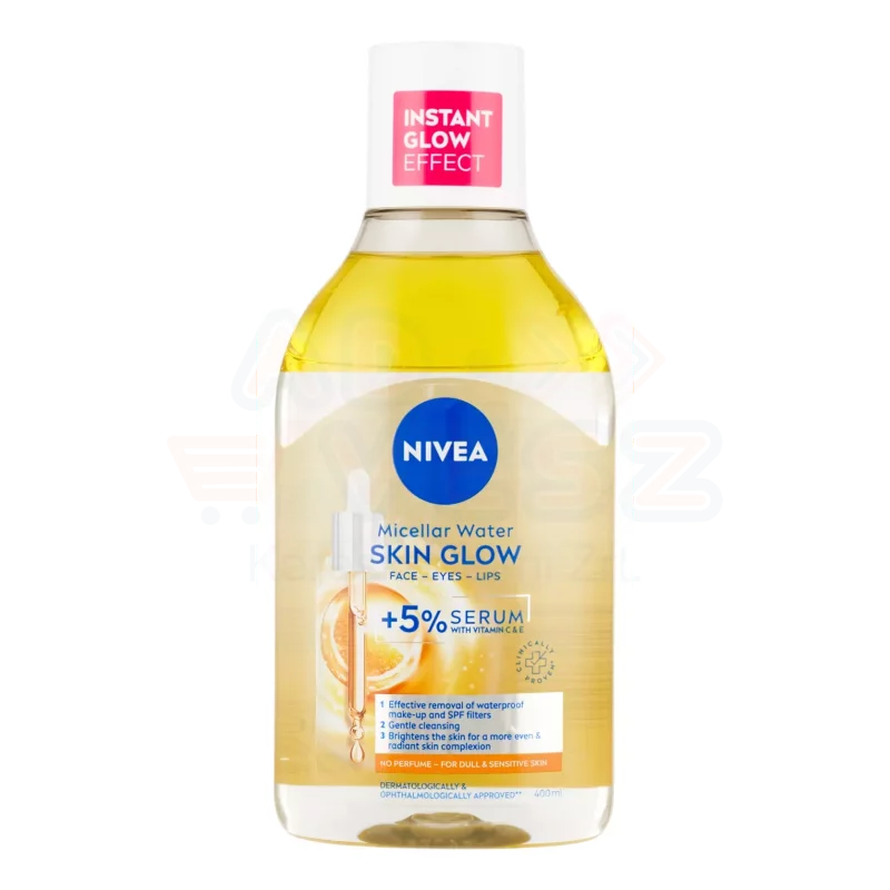 NIVEA micellás víz 400 ml Skin Glow Kép