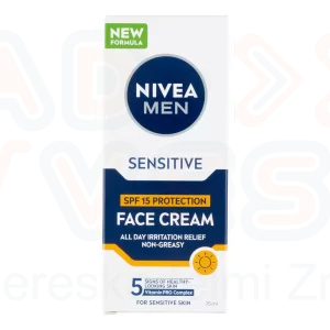 NIVEA MEN hidratáló arckrém 75 ml Sensitive SPF15