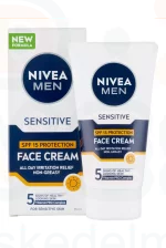 NIVEA MEN hidratáló arckrém 75 ml Sensitive SPF15 Kép