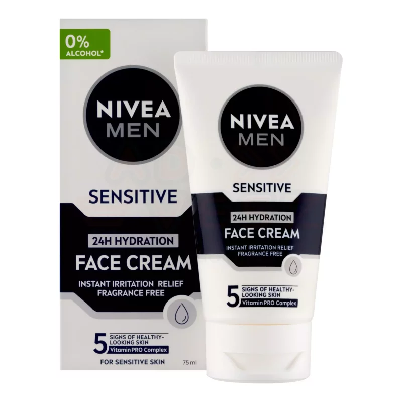 NIVEA MEN hidratáló arckrém 75 ml Sensitive Kép