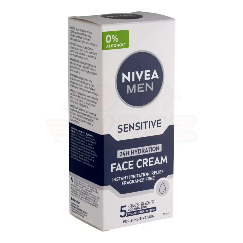 NIVEA MEN hidratáló arckrém 75 ml Sensitive Kép