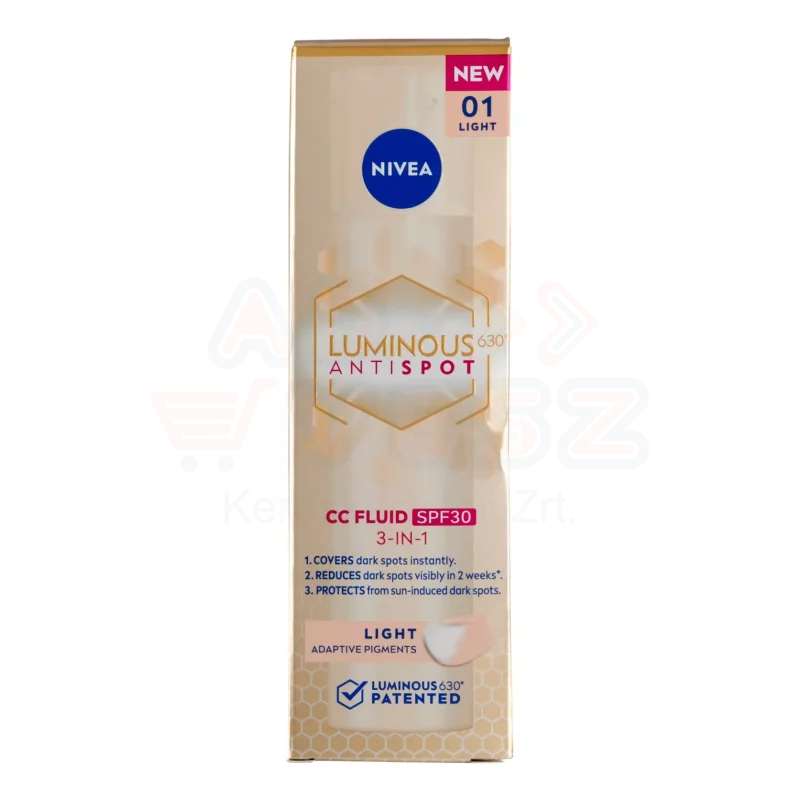 NIVEA Cellular Luminous 630 Pigmentfoltok elleni CC Fluid 40 ml Világos Kép
