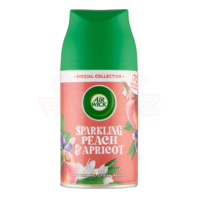 AirWick Freshmatic légfrissítő spray utántöltő 250 ml Pezsgő őszibarack és sárgabarack Kép