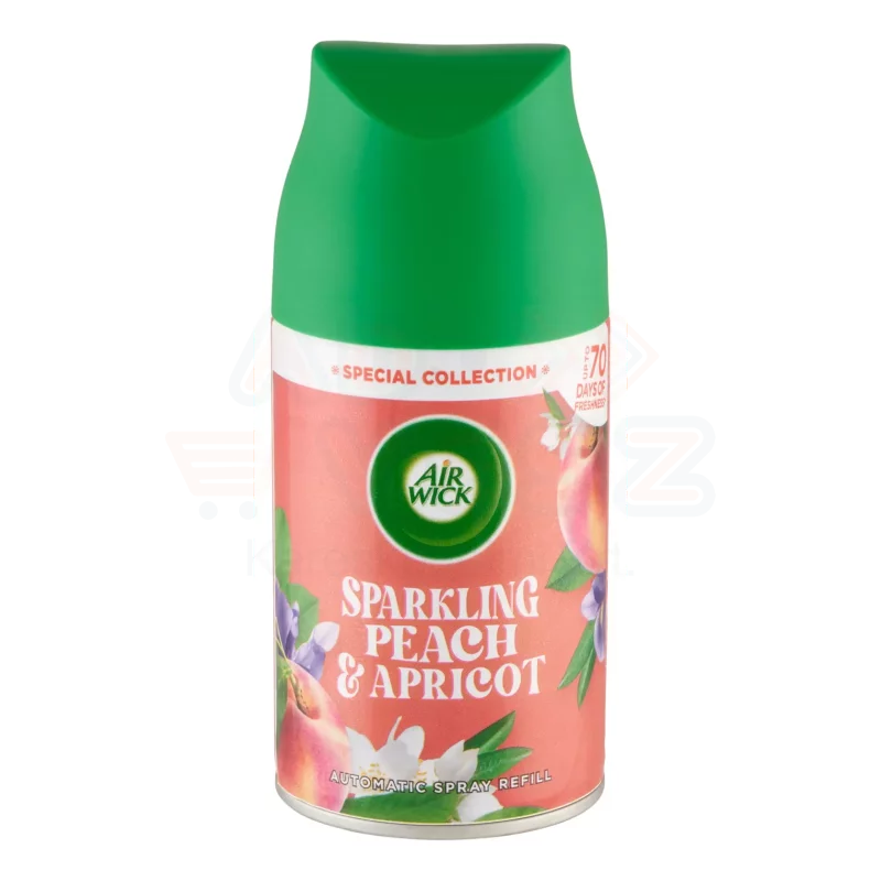 AirWick Freshmatic légfrissítő spray utántöltő 250 ml Pezsgő őszibarack és sárgabarack Kép