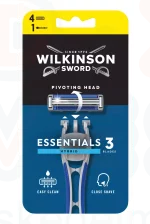 Wilkinson Essential3 Hybrid borotva készülék+ 4 db betét Kép