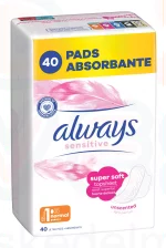 Always egészségügyi betét Ultra Sens Normal+ 40 db Kép