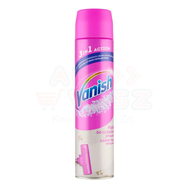 Vanish Szőnyeg- és kárpit tisztító Hab 600 ml Kép