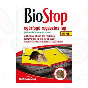 BIOSTOP egérfogó ragasztós lap mini