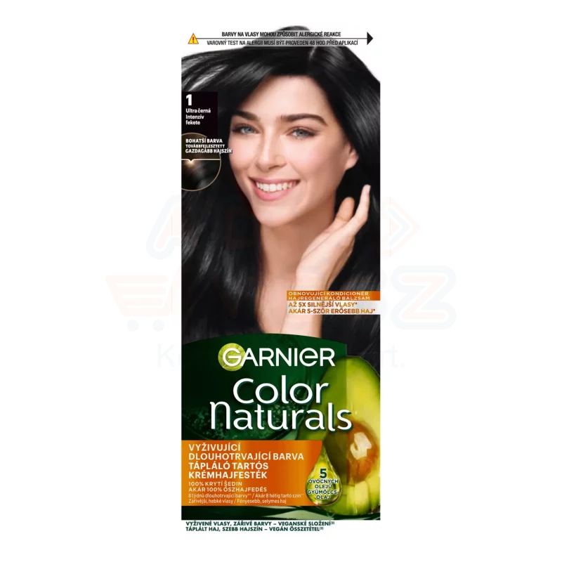 GARNIER Color Naturals Hajfesték 1 Ultra Fekete Kép