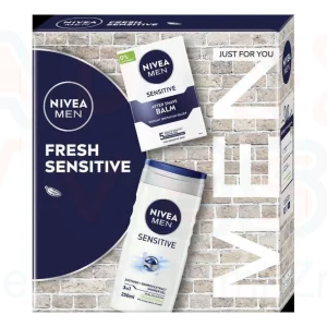 NIVEA MEN Fresh Sensitive ajándékcsomag (tusfürdő&after shave balzsam) 2024