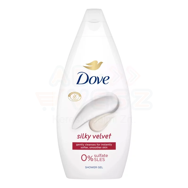 DOVE krémtusfürdő 450 ml Silky Velvet Kép