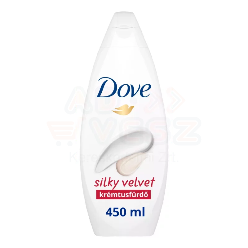 DOVE krémtusfürdő 450 ml Silky Velvet Kép