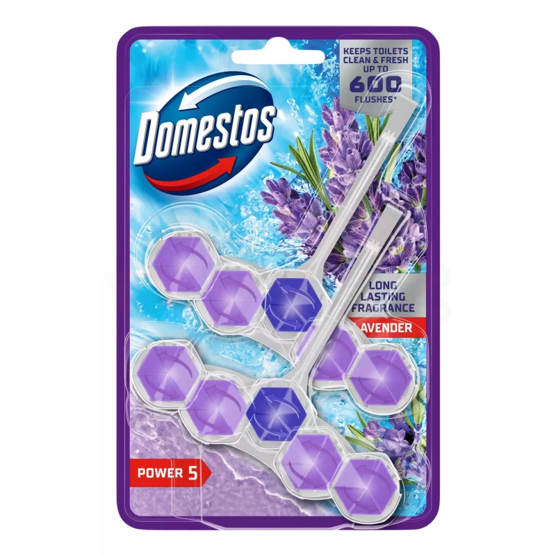 DOMESTOS Power5 WC-rúd 2x50 g Lavender Kép
