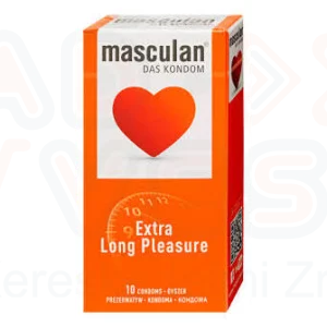 Masculan gumióvszer 10 db Extra Long Pleasure