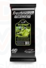 Freshmaker Autó bőrápoló nedves tisztítókendő 40 lapos Kép