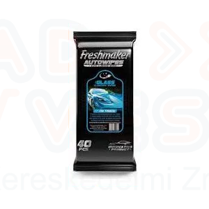 Freshmaker Autóüveg nedves tisztítókendő 40 lapos