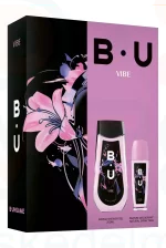 B.U. VIBE ajándékcsomag (parfüm spray+tusfürdő) 2025 Kép