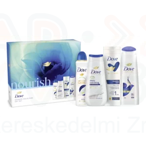 DOVE Nourish Extra ajándékcsomag KÉK (tusfürdő&deo&sampon&testápoló) 2024