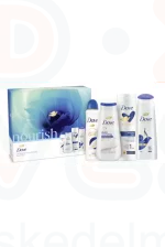 DOVE Nourish Extra ajándékcsomag KÉK (tusfürdő&deo&sampon&testápoló) 2024 Kép