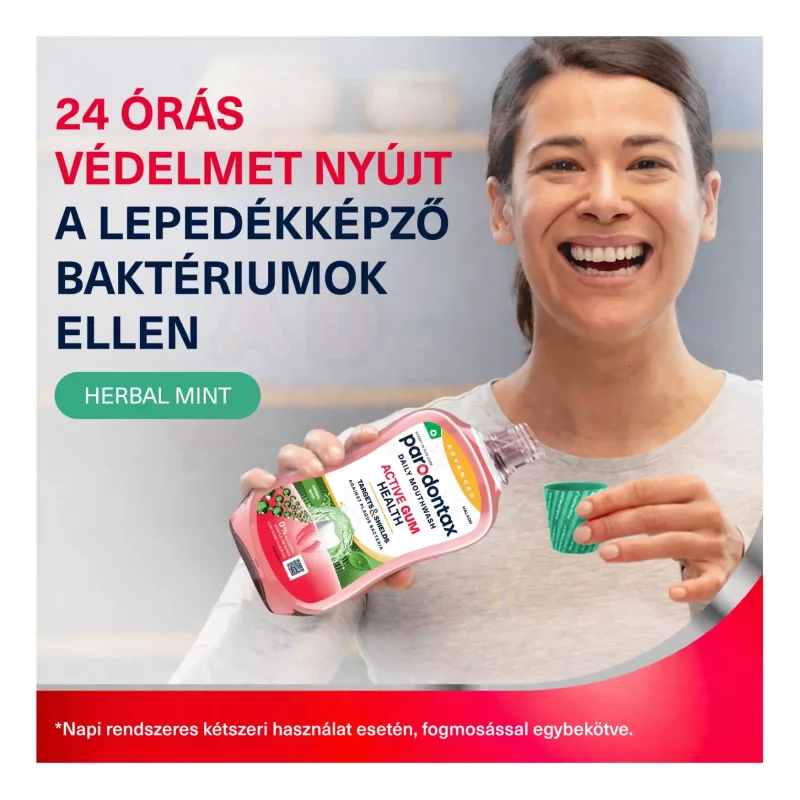 Parodontax Active Gum Health Herbal Mint szájvíz 500 ml Kép