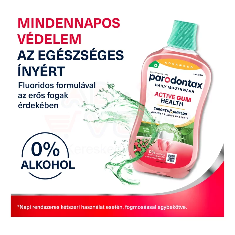 Parodontax Active Gum Health Herbal Mint szájvíz 500 ml Kép