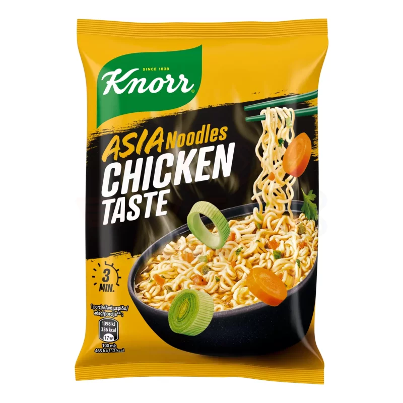KNORR Snacky 70 g Csirkés ázsiai instant tészta Kép