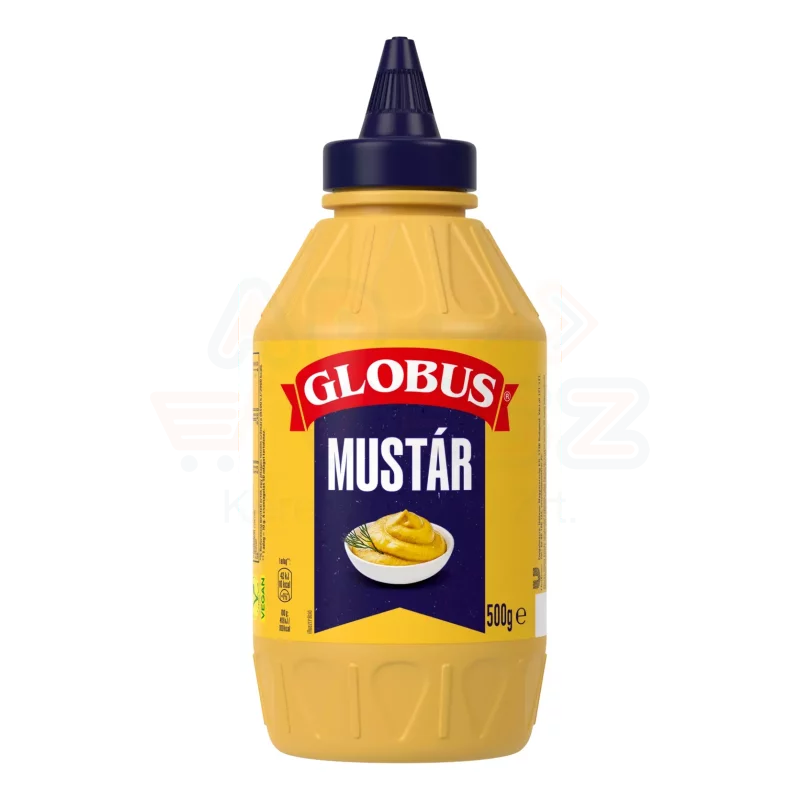 GLOBUS Mustár 500 g flakonos Kép