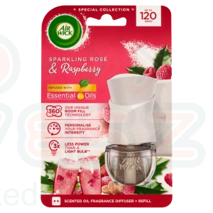 AirWick Elektromos Készülék Utántöltővel Rozé pezsgő és málna 19 ml