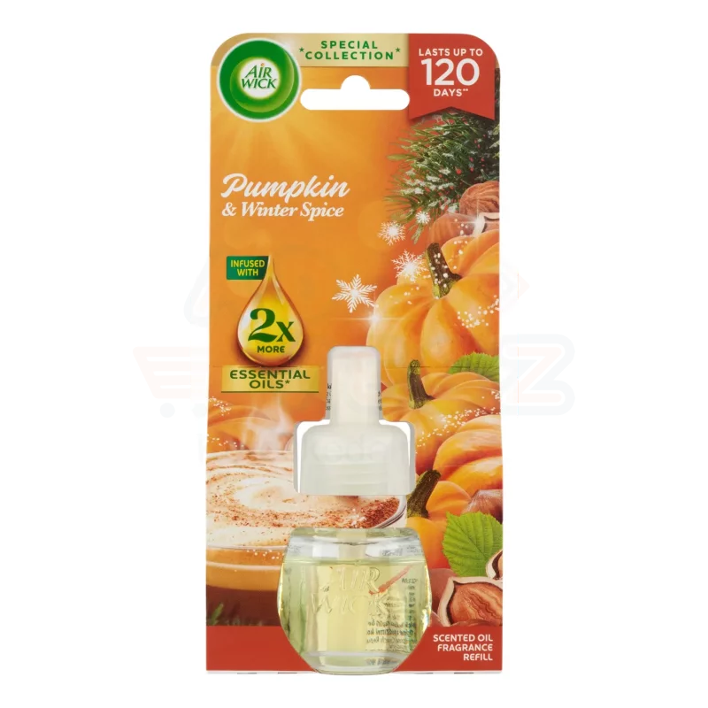 AirWick utántöltő elektromos készülékhez 19 ml Fűszeres sütőtök varázs Kép