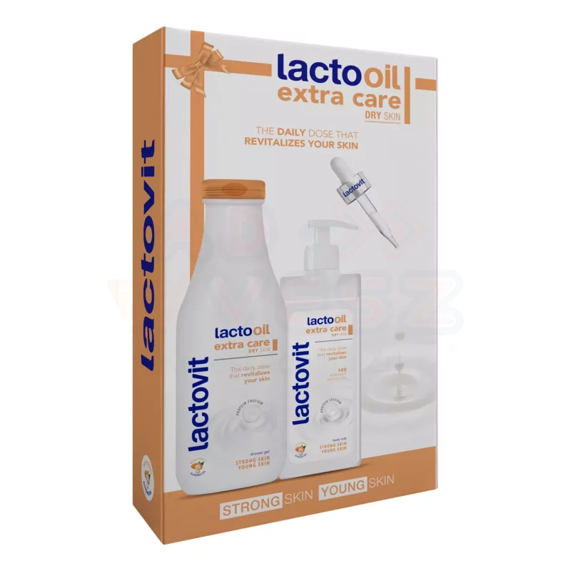 LactoOil ajándékcsomag (tusfürdő+testápoló) 2025 Kép