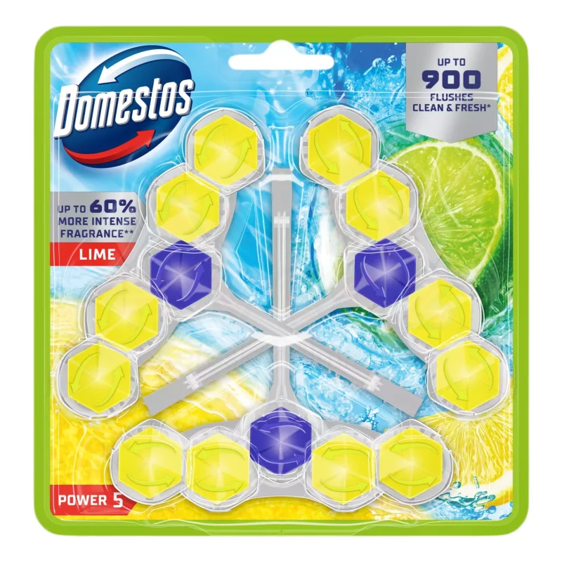 DOMESTOS Power5 Wc-rúd 3x50 g Lime Kép