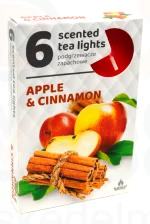 Illatos teamécses 6 db Alma-fahéj Kép