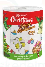 Kartika Papírtörlő 3 rétegű 1 tekercs 200 lap CHRISTMAS Kép