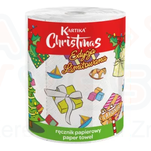 Kartika Papírtörlő 3 rétegű 1 tekercs 200 lap CHRISTMAS