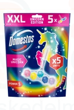 DOMESTOS Power5 WC-rúd 5x50g Magic Unicorn Kép