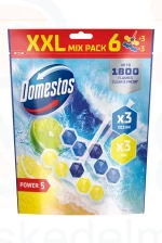 DOMESTOS Power5 WC-rúd 6x50g Ocean/Lime Kép