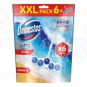 DOMESTOS Power5 WC-rúd 6x50g Ocean
