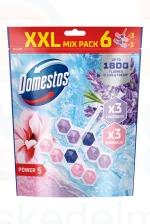 DOMESTOS Power5 WC-rúd 6x50g Magnolia/Lavender Kép
