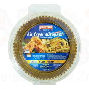MAZZINI PREMIUM Air Fryer sütőpapír 50 db kerek 16 cm