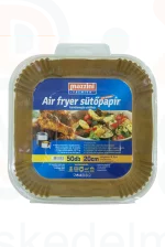 MAZZINI PREMIUM Air Fryer sütőpapír 50 db szögletes 20 cm Kép