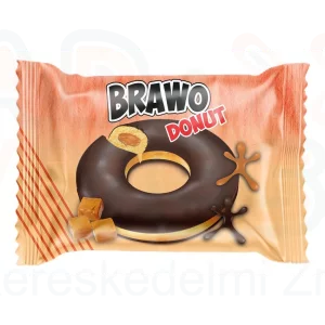 ANI Brawo DONUT Fánk Karamell krémmel töltött kakaós bevonattal mártva 40 g	