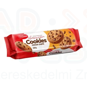 VINCINNI American cookies teasütemény kakaós darabokkal 160 g	