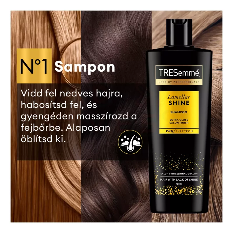TRESEMMÉ sampon 400 ml Lamellar Shine Kép