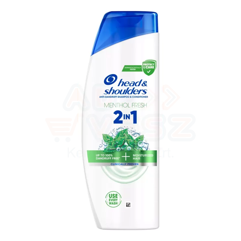 Head & Shoulders sampon 400 ml Menthol 2in1 Kép